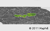 Satellite Panoramic Map of Tabivere, desaturated