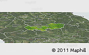 Satellite Panoramic Map of Tabivere, semi-desaturated