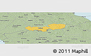 Savanna Style Panoramic Map of Tabivere