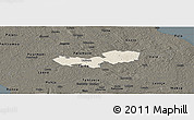 Shaded Relief Panoramic Map of Tabivere, darken