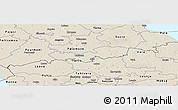 Shaded Relief Panoramic Map of Tabivere