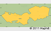 Savanna Style Simple Map of Tabivere, cropped outside