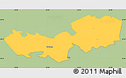 Savanna Style Simple Map of Tabivere, single color outside