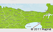 Physical 3D Map of Lääne-Viru