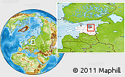 Physical Location Map of Laekvere, highlighted country, highlighted parent region