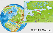 Physical Location Map of Laekvere, highlighted parent region