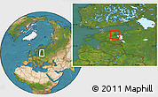 Satellite Location Map of Laekvere