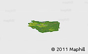Satellite Panoramic Map of Laekvere, single color outside