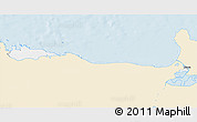 Classic Style 3D Map of Narva, single color outside