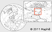 Blank Location Map of Narva