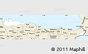 Classic Style Simple Map of Narva