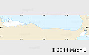 Classic Style Simple Map of Narva, single color outside