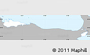 Gray Simple Map of Narva, single color outside