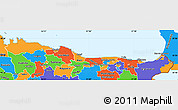 Political Simple Map of Narva