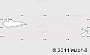 Silver Style Simple Map of Narva, cropped outside