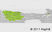 Physical Panoramic Map of Lääne-Viru, lighten, desaturated