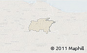 Shaded Relief 3D Map of Rägavere, lighten