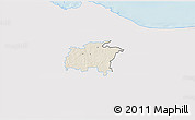 Shaded Relief 3D Map of Rägavere, single color outside