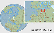 Savanna Style Location Map of Rägavere, within the entire country, hill shading