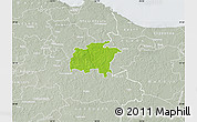 Physical Map of Rägavere, lighten, semi-desaturated