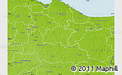 Physical Map of Rägavere
