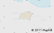 Shaded Relief Map of Rägavere, single color outside