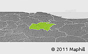 Physical Panoramic Map of Rägavere, desaturated