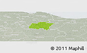Physical Panoramic Map of Rägavere, lighten, semi-desaturated