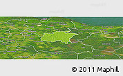 Physical Panoramic Map of Rägavere, satellite outside