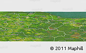 Satellite Panoramic Map of Rägavere