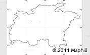 Blank Simple Map of Rägavere, cropped outside