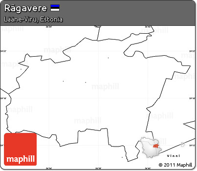 Blank Simple Map of Rägavere