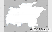 Gray Simple Map of Rägavere, single color outside