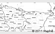Blank Simple Map of Lääne-Viru