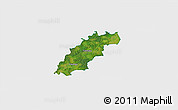Satellite 3D Map of Tamsalu, single color outside