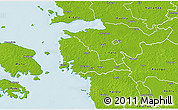 Physical 3D Map of Hanila