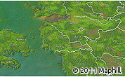 Satellite 3D Map of Hanila