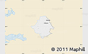 Classic Style Map of Kullamaa, single color outside