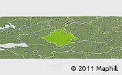 Physical Panoramic Map of Kullamaa, semi-desaturated