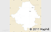 Classic Style Simple Map of Kullamaa, single color outside