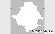 Gray Simple Map of Kullamaa, single color outside