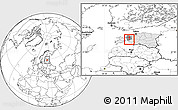 Blank Location Map of Lihula Linn, highlighted country, highlighted parent region
