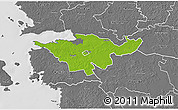 Physical 3D Map of Lihula, desaturated
