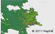 Satellite 3D Map of Ridala, single color outside