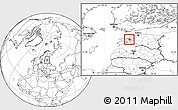 Blank Location Map of Ridala, highlighted parent region