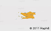 Political Panoramic Map of Ridala, cropped outside