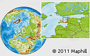 Physical Location Map of Taebla, highlighted parent region