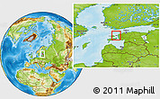 Physical Location Map of Vormsi
