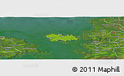 Physical Panoramic Map of Vormsi, satellite outside