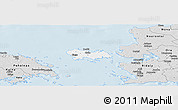 Silver Style Panoramic Map of Vormsi